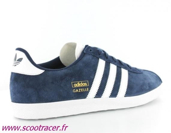 adidas gazelle og bleu marine cuir